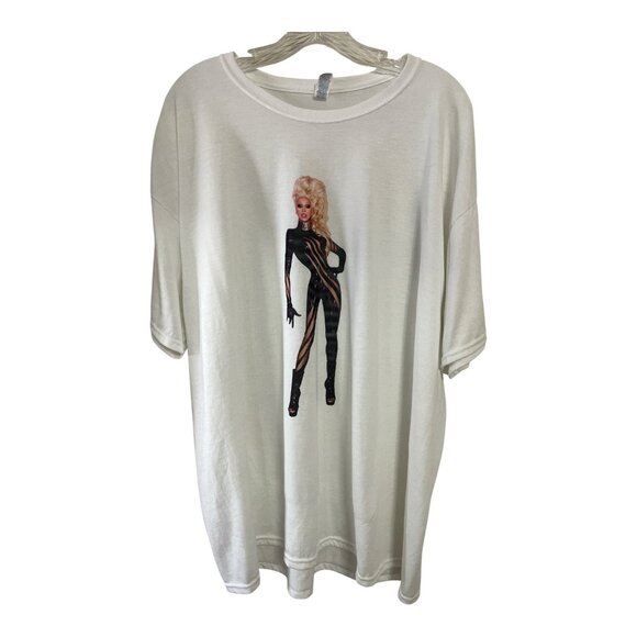 Set of 2 RuPaul Graphic T-Shirts Jerzees Dri-Power 2XL Drag Queen Art Tees - Picture 2 of 6